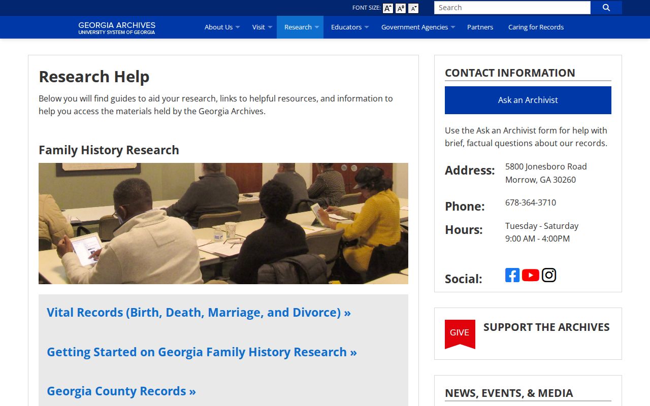 Hinesville city directory research through Georgia Archives help