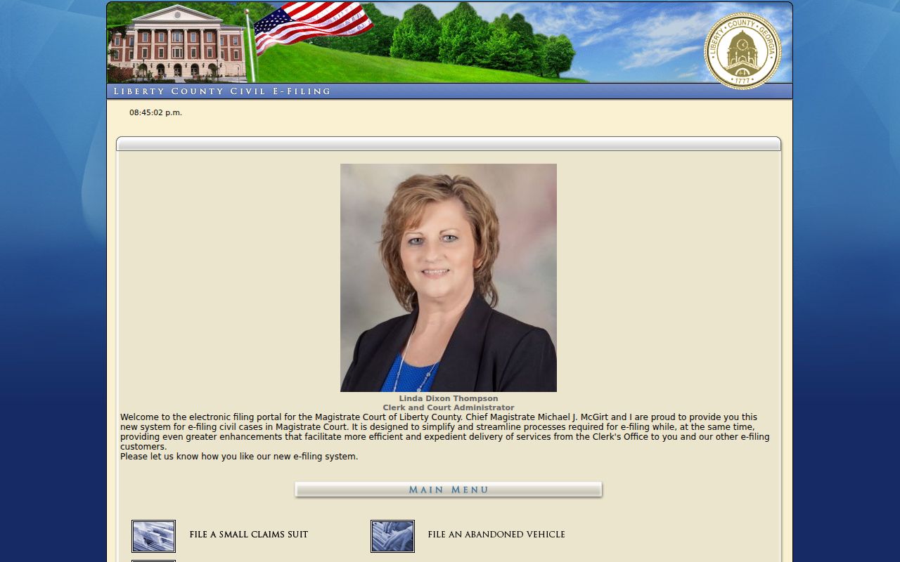 Hinesville neighbors Liberty Magistrate public portal