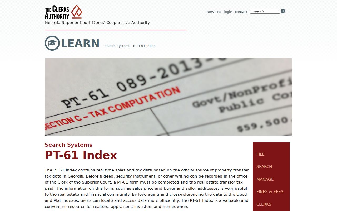 Hinesville previous residents PT-61 index guide