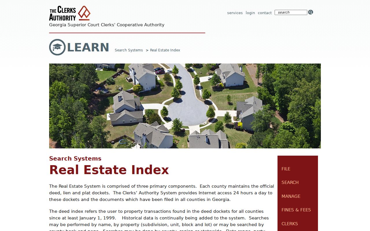 Hinesville previous residents GSCCCA deed index guide